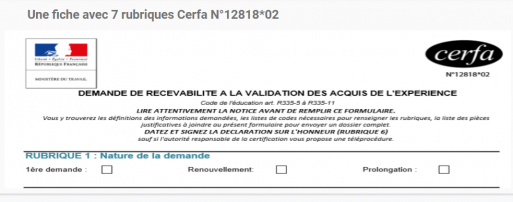 Cerfa 1 min